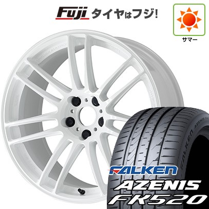 シビック(FL系 FK系)等 夏タイヤ ホイール4本セット 235/35R19 ファルケン アゼニス FK520L WORK ワーク エモーション ZR7 19インチ