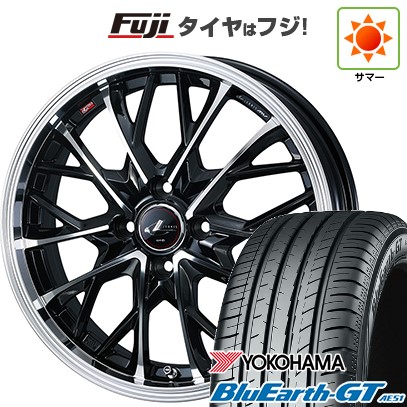 【新品】ライズ/ロッキー（ガソリン） 夏タイヤ ホイール4本セット 195/60R17 ヨコハマ ブルーアース GT AE51 ウェッズ レオニス MV 17インチ