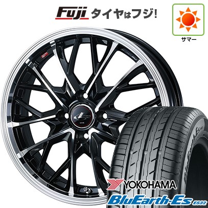 【新品】ライズ/ロッキー（ガソリン） 夏タイヤ ホイール4本セット 195/60R17 ヨコハマ ブルーアース ES32 ウェッズ レオニス MV 17インチ