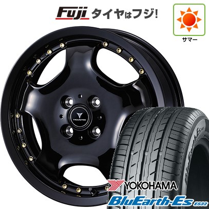 【新品 軽自動車】N-BOX タント スペーシア 夏タイヤ ホイール4本セット 165/55R15 ヨコハマ ブルーアース ES32 ウェッズ ノヴァリス アセット D1 15インチ