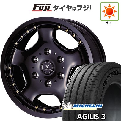 【新品】ハイエース200系 夏タイヤ ホイール4本セット 215/65R16 109/107T ミシュラン アジリス3 ウェッズ ノヴァリス アセット D1 16インチ