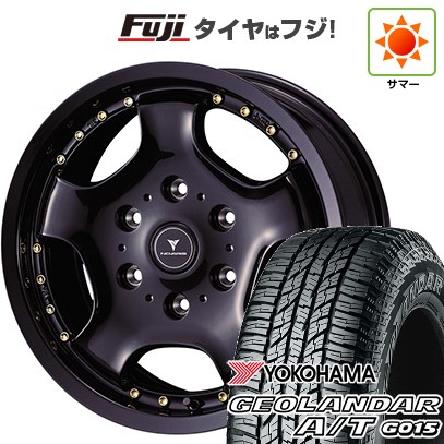 【新品】ハイエース200系 夏タイヤ ホイール4本セット 215/65R16 109/107S ヨコハマ ジオランダー A/T G015 WL/RBL ウェッズ ノヴァリス アセット D1 16インチ