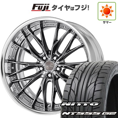 【パンク保証付き】シビック(FL系 FK系)等 夏タイヤ ホイール4本セット 235/35R19 ニットー NT555 G2 WORK ワーク シュヴァート ブルネン 19インチ