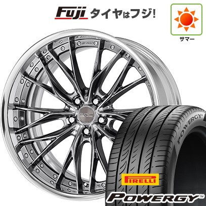 シビック(FL系 FK系)等 夏タイヤ ホイール4本セット 235/35R19 ピレリ パワジー WORK ワーク シュヴァート ブルネン 19インチ