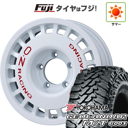 ジムニーシエラ/ジムニーノマド 夏タイヤ ホイール4本セット 225/70R16 ヨコハマ ジオランダー M/T G003 OZ ラリーレーシング 16インチ