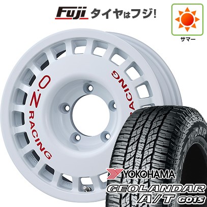 ジムニー 夏タイヤ ホイール4本セット 175/80R16 ヨコハマ ジオランダー A/T G015 RBL OZ ラリーレーシング 16インチ