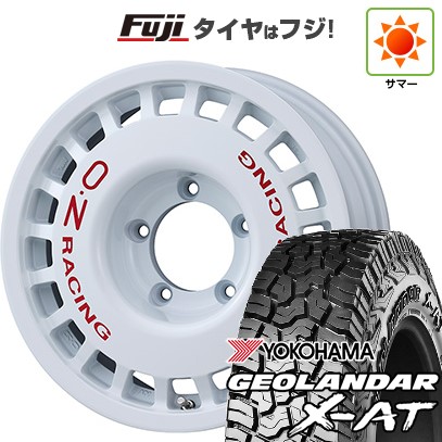 ジムニー 夏タイヤ ホイール４本セット 195/80R16 ヨコハマ ジオランダー X-AT G016 OWL OZ ラリーレーシング 16インチ