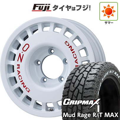 ジムニー 夏タイヤ ホイール４本セット 185/85R16 グリップマックス マッドレイジR/T MAX RWL(限定) OZ ラリーレーシング 16インチ