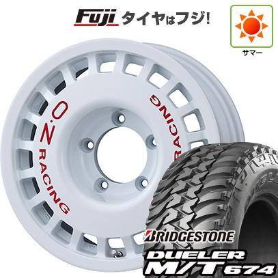 ジムニー 夏タイヤ ホイール４本セット 185/85R16 ブリヂストン デューラー M/T674 OZ ラリーレーシング 16インチ
