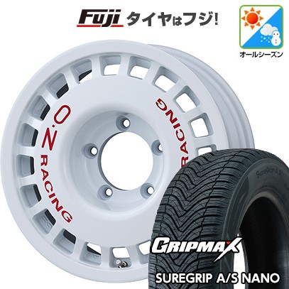 ジムニー オールシーズンタイヤ ホイール４本セット 175/80R16 グリップマックス シュアグリップ オールシーズン ナノ(限定) OZ ラリーレーシング 16インチ