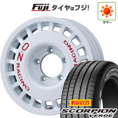 ジムニーシエラ/ジムニーノマド 夏タイヤ ホイール４本セット 215/70R16 ピレリ スコーピオン ヴェルデ OZ ラリーレーシング 16インチ