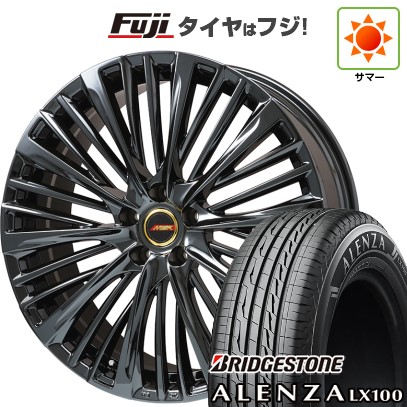 【新品】40系アルファード/ヴェルファイア用 夏タイヤ ホイール4本セット 245/45R20 ブリヂストン アレンザ LX100 プレミックス MER-X BMC(平座ナット) 20インチ