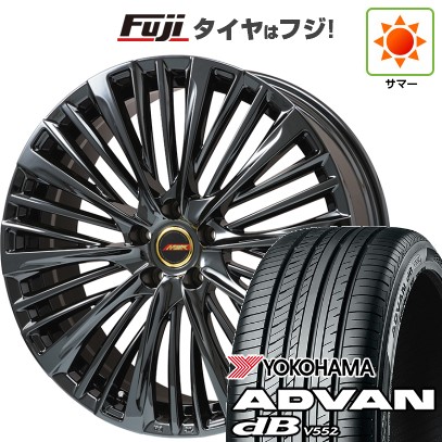 【新品】40系アルファード/ヴェルファイア用 夏タイヤ ホイール4本セット 245/45R20 ヨコハマ アドバン dB V552 プレミックス MER-X BMC(平座ナット) 20インチ