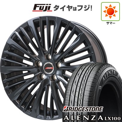 【新品】40系アルファード/ヴェルファイア用 夏タイヤ ホイール4本セット 245/45R20 ブリヂストン アレンザ LX100 プレミックス MER-X マットブラック(平座ナット) 20インチ