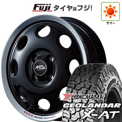 【新品 軽自動車】N-BOX タント スペーシア 夏タイヤ ホイール4本セット 155/65R14 ヨコハマ ジオランダー X-AT G016 MID 299モッシュ MANEKI 14インチ