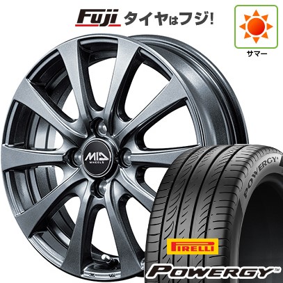 【新品 軽自動車】N-BOX タント スペーシア 夏タイヤ ホイール４本セット 165/55R15 ピレリ パワジー MID ユーロスピード G10 15インチ