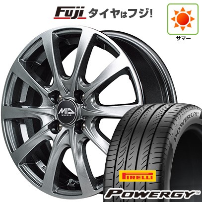 【新品 軽自動車】N-BOX タント スペーシア 夏タイヤ ホイール4本セット 165/55R15 ピレリ パワジー MID ユーロスピード F10 15インチ