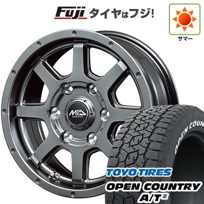【新品】ハイエース200系 夏タイヤ ホイール4本セット 195/80R15 107/105N トーヨー オープンカントリー A/T III RWL/RBL MID ロードマックス マッドライダー 15インチ
