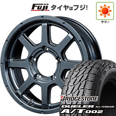【新品】ジムニー 夏タイヤ ホイール４本セット 175/80R16 ブリヂストン デューラー A/T002 RBL MID ロードマックス マッドライダー 16インチ