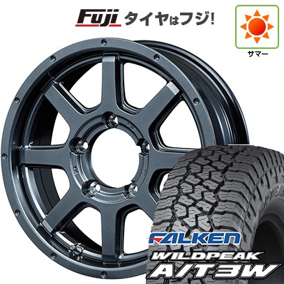 【新品】ジムニー 夏タイヤ ホイール4本セット 175/80R16 ファルケン ワイルドピーク A/T3W MID ロードマックス マッドライダー 16インチ