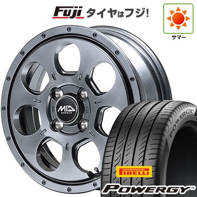 【新品 軽自動車】N-BOX タント スペーシア 夏タイヤ ホイール4本セット 165/55R15 ピレリ パワジー MID ロードマックス マッドエージェント 15インチ