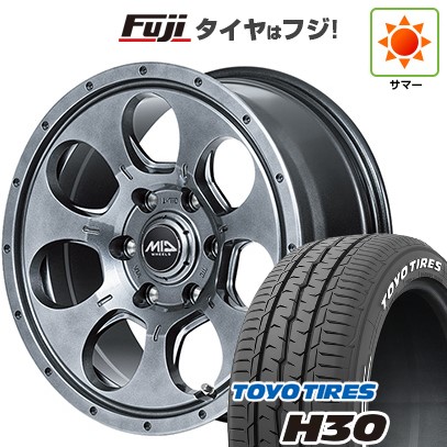 【新品】ハイエース200系 夏タイヤ ホイール4本セット 215/65R16 109/107R トーヨー H30 MID ロードマックス マッドエージェント 16インチ