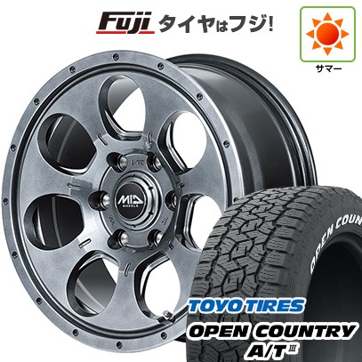 【新品】ハイエース200系 夏タイヤ ホイール4本セット 195/80R15 107/105N トーヨー オープンカントリー A/T III RWL/RBL MID ロードマックス マッドエージェント 15インチ