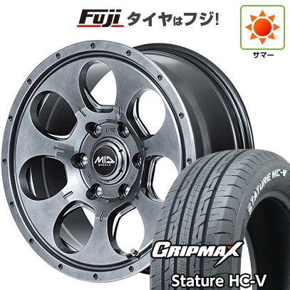 【新品】ハイエース200系 夏タイヤ ホイール4本セット 215/65R16 109/107S グリップマックス スタチャー HC-V RWL(限定) MID ロードマックス マッドエージェント 16インチ