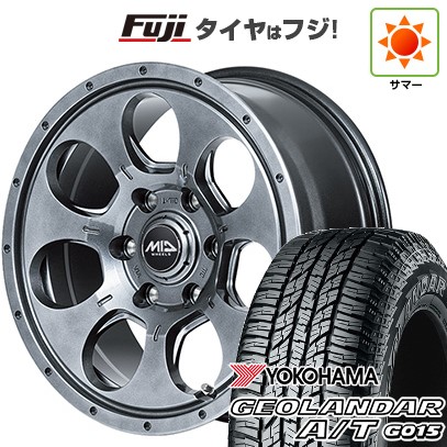 【新品】ハイエース200系 夏タイヤ ホイール4本セット 215/65R16 109/107S ヨコハマ ジオランダー A/T G015 WL/RBL MID ロードマックス マッドエージェント 16インチ