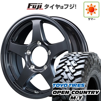 【新品】ジムニー 夏タイヤ ホイール4本セット 195/80R16 トーヨー オープンカントリー M/T MID オフパフォーマー RT-5N+2 16インチ