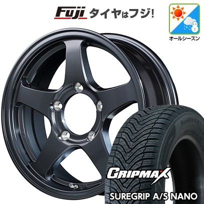 【新品】ジムニー オールシーズンタイヤ ホイール４本セット 175/80R16 グリップマックス シュアグリップ オールシーズン ナノ(限定) MID オフパフォーマー RT-5N+2 16インチ