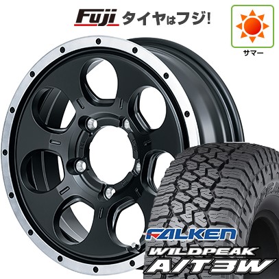 【新品】ジムニー 夏タイヤ ホイール4本セット 175/80R16 ファルケン ワイルドピーク A/T3W MID ロードマックス WO-7 16インチ