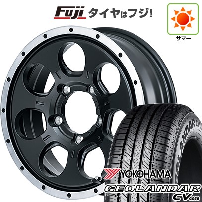 【新品】ジムニー 夏タイヤ ホイール4本セット 175/80R16 ヨコハマ ジオランダー CV G058 MID ロードマックス WO-7 16インチ