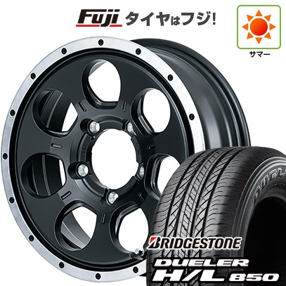 【新品】ジムニー 夏タイヤ ホイール4本セット 175/80R16 ブリヂストン デューラー H/L850 MID ロードマックス WO-7 16インチ