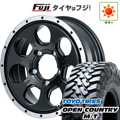 【新品】ジムニー 夏タイヤ ホイール４本セット 195/80R16 トーヨー オープンカントリー M/T MID ロードマックス WO-7 16インチ