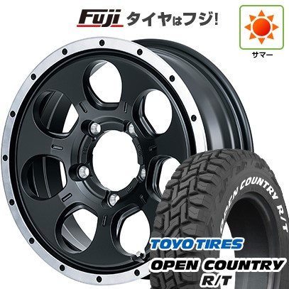 【新品】ジムニー 夏タイヤ ホイール４本セット 185/85R16 トーヨー オープンカントリー R/T RWL/RBL MID ロードマックス WO-7 16インチ