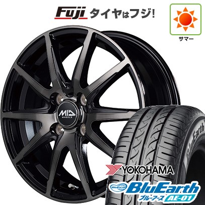 【新品 軽自動車】N-BOX タント スペーシア 夏タイヤ ホイール4本セット 155/65R14 ヨコハマ ブルーアース AE-01 MID シュナイダー DR-02 14インチ