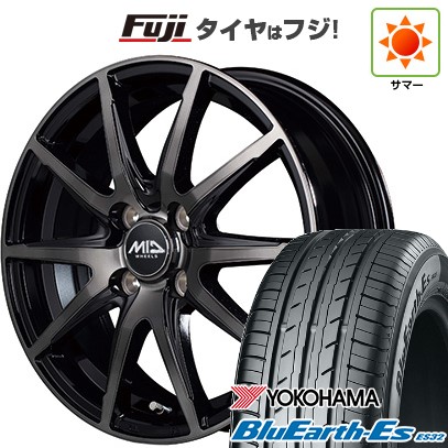 【新品 軽自動車】N-BOX タント スペーシア 夏タイヤ ホイール４本セット 165/55R15 ヨコハマ ブルーアース ES32 MID シュナイダー DR-02 15インチ