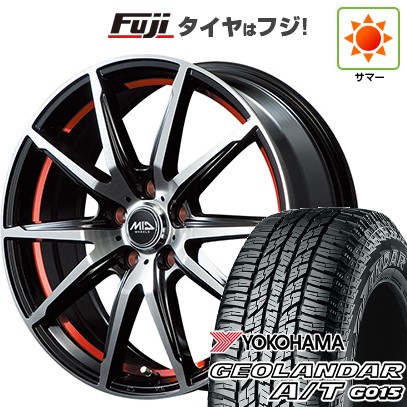 【新品 軽自動車】N-BOX タント スペーシア 夏タイヤ ホイール4本セット 165/55R15 ヨコハマ ジオランダー A/T G015 RBL MID シュナイダー RX02 15インチ
