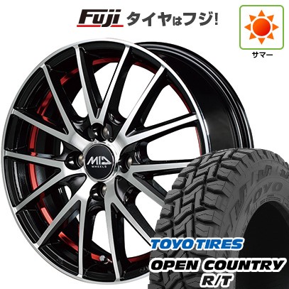 【新品 軽自動車】N-BOX タント スペーシア 夏タイヤ ホイール4本セット 155/65R14 トーヨー オープンカントリー R/T RBL MID シュナイダー RX27 14インチ