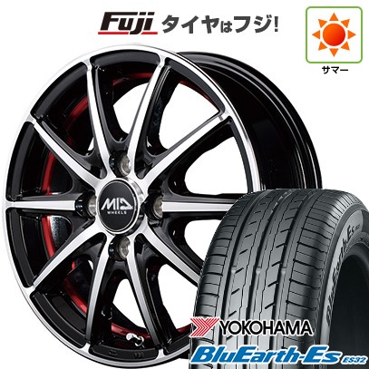 【新品 軽自動車】N-BOX タント スペーシア 夏タイヤ ホイール4本セット 155/65R14 ヨコハマ ブルーアース ES32 MID シュナイダー SX2 14インチ