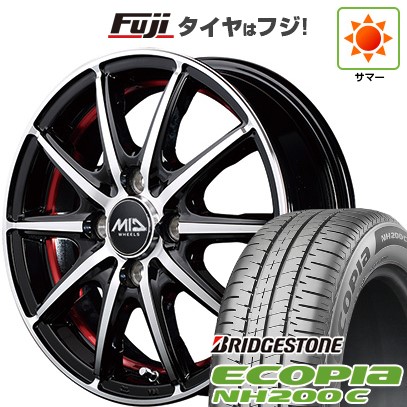 【新品 軽自動車】N-BOX タント スペーシア 夏タイヤ ホイール4本セット 165/55R15 ブリヂストン エコピア NH200 C MID シュナイダー SX2 15インチ