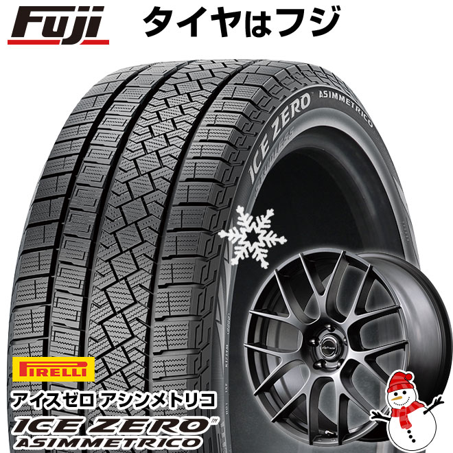 【新品】40系アルファード/ヴェルファイア用 スタッドレスタイヤ ホイール4本セット 225/60R18 ピレリ ウィンター アイスゼロアシンメトリコ MID レフィナーダ モーション3 トヨタ・レクサス車専用 18インチ(送料無料)