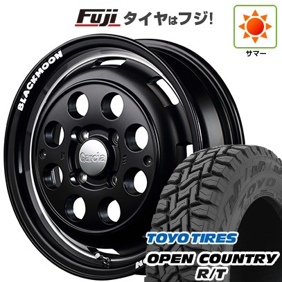 【新品 軽自動車】N-BOX タント スペーシア 夏タイヤ ホイール4本セット 155/65R14 トーヨー オープンカントリー R/T RBL MID ガルシア シスコ ブラックムーンエディション 14インチ