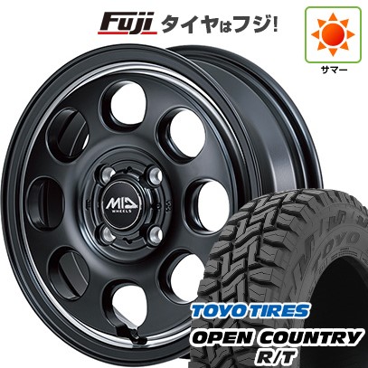 【新品 軽自動車】N-BOX タント スペーシア 夏タイヤ ホイール４本セット 155/65R14 トーヨー オープンカントリー R/T RBL MID ガルシア パーム8 14インチ