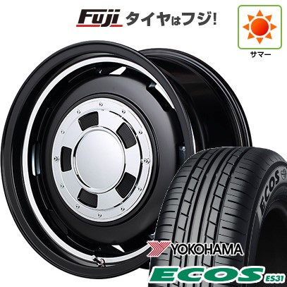【新品 軽自動車】N-BOX タント スペーシア 夏タイヤ ホイール4本セット 165/55R15 ヨコハマ エコス ES31 MID ガルシア シスコ 15インチ