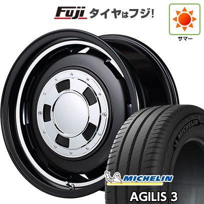 【新品】ハイエース200系 夏タイヤ ホイール4本セット 195/80R15 108/106S ミシュラン アジリス3 MID ガルシア シスコ 15インチ