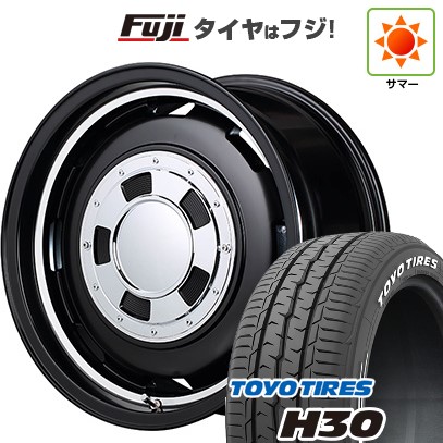 【新品】ハイエース200系 夏タイヤ ホイール4本セット 195/80R15 107/105N トーヨー H30 MID ガルシア シスコ 15インチ