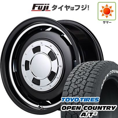 【新品】ジムニー 夏タイヤ ホイール4本セット 175/80R16 トーヨー オープンカントリー A/T III RWL/RBL MID ガルシア シスコ 16インチ
