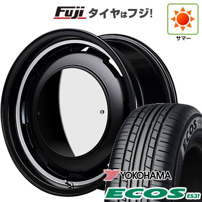 【新品 軽自動車】N-BOX タント スペーシア 夏タイヤ ホイール４本セット 165/55R15 ヨコハマ エコス ES31 MID ガルシア シスコ ムーン 15インチ